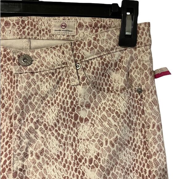 Adriano Goldschmied AG Snake Print Prima Ankle Jeans - Picture 10 of 15